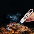 thumbnail image 5 of FHBVT Digital Instant Reading Meat Thermometer Kitchen BBQ Grill Food Thermometer Cooking Probe Fast Accurate Temperature Sensor Display For Steak Turkey Oil Fry Candy Milk Water Baking Home Chef, 5 of 8