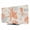 Orange, variant on Sage Green Coastal TV Dust Cover,Stretchable TV Screen Desktop Computer Protector Cover,Coral Starfish Nautical Compass Television Dustproof Slipcover for 19–24 Inch Flat or Curved TVs