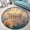 Acropolis Athens 2, variant on Circle Area Rug, Christmas Squirrel2 Nature Pattern Washable Non-Slip Floor Carpet, Soft Rug for Living Room Bedroom Decor 24 Inch