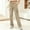 Beige, variant on BUIGTTKLOP Sweatpants for Women Lightfleece Lined High Waisted Argo Pants Straight Wide Leg Lounge Trousers