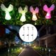 thumbnail image 3 of La Estaca Del Ángel De La Energía Solar Enciende Las Alas Luminosas De Las Lámparas Del Camino Del Jardín Al Aire Libre Guardurnaity HA016943-00, 3 of 6