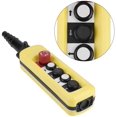 thumbnail image 4 of Lifting Pendant Controller for Hoist and Crane,Hoist Crane Push Button Switch,Hoist Crane Wireless Remote Controller Including Emergency Stop,4 Buttons, 4 of 5