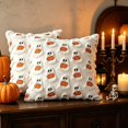 thumbnail image 5 of Antqov Halloween Pillow Covers Ghost Pumpkin Throw Pillow Covers Soft Decorative Pillow Case for Sofa Couch Bed Chair Living Room Home Decor, 5 of 6