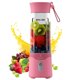 thumbnail image 1 of Licuadora portátil COKUNST 530 ml, recargable por USB, 6 cuchillas, rosa, 1 of 7