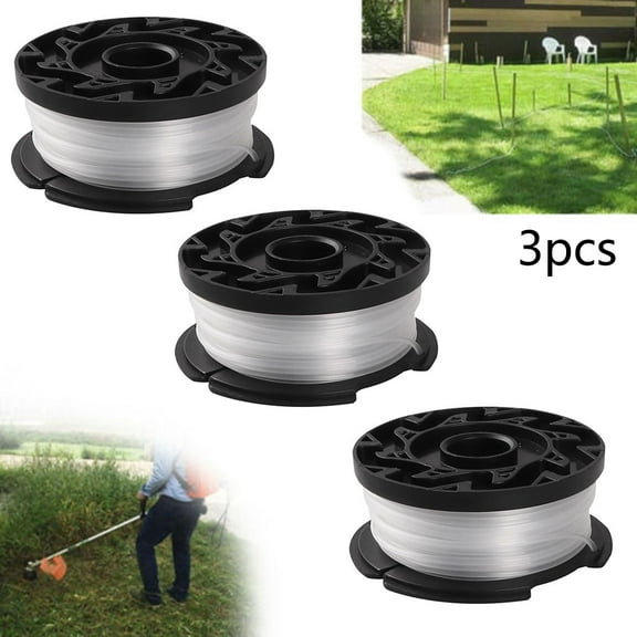 3PCS Spool And Line For Black & Decker GLC3630L GLC3630L20 GLC120 GLC13 GLC14