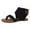 Black, variant on AnuYalue Women's Sandal, Gladiator Sandals Ankle Strap Flip Flop Flats Sandals Beach Sandals Open Toe Zipper Back Flatform Wedge Sandals for Women Dressy Summer