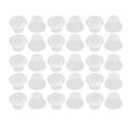 thumbnail image 1 of Unique Bargains 30 Pcs M10 PE Embout de Tube Plat Transparent, 1 of 2