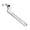 square head-7 inches, variant on Square /Round End Water Meter Tool Strong Metal Adjustable Hook Wrench Ideal For Pipe Maintenance Auto Tools Supplies