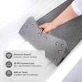 thumbnail image 2 of Tub Non Slip Mat Soft Foam Bath Mat For Jacuzzi Or Shower Nonslip Bathtub Mat With Drain Holes & Suction Cups For Smooth Surface Bathtub Non Slip Mat For Daily Bathing (Gray, 36''X17''), 2 of 17