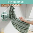 thumbnail image 2 of KitchenKey Premium Cotton Kitchen Dish Towels for Drying Dishes,Large Long Kitchen Hand Towels, Thick Highly Absorbent Dish Clothes Tea Towel Sets with Hanging Loop, 16" X 26", 4 Pcs, Green, 2 of 14