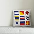 thumbnail image 2 of Creative Products Nautical Flags 18x18 Indoor / Outdoor Pillow, 2 of 2