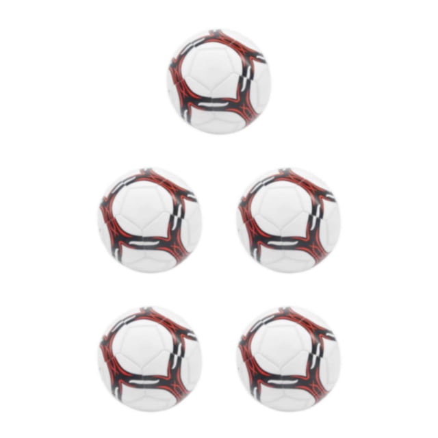 relayinert Portable Official Soccer Ball - Wide Application Range For Games And Not Easily Damaged PVC Ball Official Newest Soccer thicked white type 4 5Set