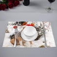 thumbnail image 3 of MKHERT American Staffordshire Terrier Dog in Tree in A Year's Dress Placemats Table Mats for Dining Room Kitchen Table Decoration 12x18 inch,Set of 6, 3 of 4