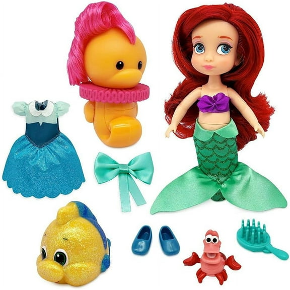 Disney The Little Mermaid Ariel Mini Doll Play Set, 5 in