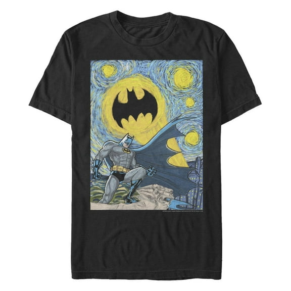 Men's Batman Gotham Starry Night Graphic T-Shirt