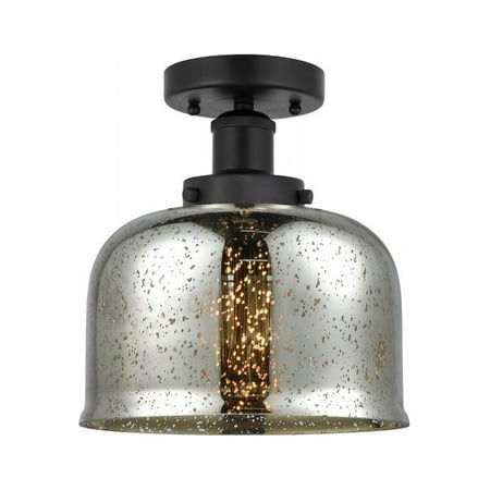 

Innovations Lighting - Bell - 1 Light Semi-Flush Mount In Industrial Style-8.25