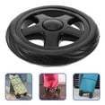 thumbnail image 3 of WRISTBIQUE Plastic Wheels for Shopping Cart Black 2Pcs, 3 of 10