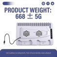 thumbnail image 4 of RGB Cooling Base Gamepad Charging Stand for PS5 Console Holder Headset Hook Game CD Storage Rack for, 4 of 5