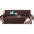 thumbnail image 2 of Chair Sofa Slipcover Sofa Cover 100% Waterproof Couch Cover Furniture Protector Cover with Elastic Straps for Pets Kids Children Dog Cat(Chair, Coconut Milk), 2 of 8
