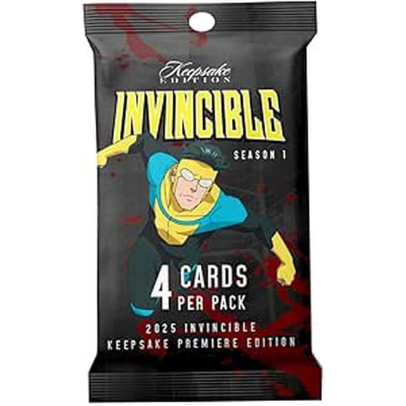 2025 Invincible Season 1 Keepsake Premiere Edition Hanger Pack