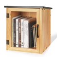 thumbnail image 1 of Caja de libros para exterior Exttlliy, gabinete de almacenamiento de madera 33 x 28 x 41 cm, 1 of 7