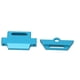 thumbnail image 5 of BOROCO Yunxwd Placa De Batería De Coche RC, Soporte De Batería De Aleación De Aluminio con Correa para Chasis Traxxas 1/10 Slash 2WD 5822 5822A(Azul), 5 of 5