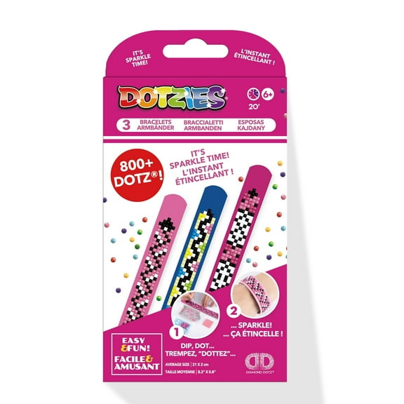 Diamond Dotz Evening Glow Bracelet Diamond Painting Kits for Adults - Diamond Art Kits a Relaxing Creative Craft Kit with Dotz Gems 11.02x11.35