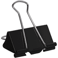 thumbnail image 1 of IEMIEBSHA Extra Large Binder Clips 2 Inch Jumbo Binder Clips 24 Pack Big Metal Paper Clamps Black (2 Inch), 1 of 7