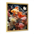 thumbnail image 3 of Designart "Fish In Minimalist Aquarium" Aquariums Picture Framed Wall Art Prints, 3 of 5