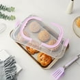 thumbnail image 2 of Multipurpose Nonstick Roasting Tray Cake Pan with Lid For Camping And Kitchens, 2 of 8