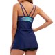 thumbnail image 3 of Gibobby Trajes de Baño Mujer Mujeres Slim Printed Vintage Sport Bras Beach Beachwear Set Push Up Traje de baño Traje de baño(Azul,CH), 3 of 5