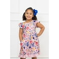 thumbnail image 4 of Millie Loves Lily Girls Pink BTS Floral 2-Pocket Dress, Big Girls,Size 8, 4 of 6