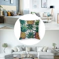 thumbnail image 5 of PIKWEEK Pillow Covers Summer Colorful Fresh Pineapple Tropical Fruit Cotton  Throw Pillow Case Cushion Cover Outdoor Home Couch Decorative Set of 2 Multiple specifications, 5 of 7