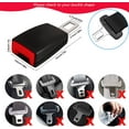 thumbnail image 2 of Car Seat Belt Buckle Holder Up - Car Seatbelt Guard - Silicone Seat Belt Holder,Makes Receptacle Stand Upright for No-Hassle Buckling (Red, 2 Pack), 2 of 6