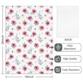 thumbnail image 2 of 2 Pcs Pioneer Flower Floral Print Pattern Kitchen Towels, Funny Microfiber Dish Towel Set, 18" X 26" Tea Towels, 2 of 6
