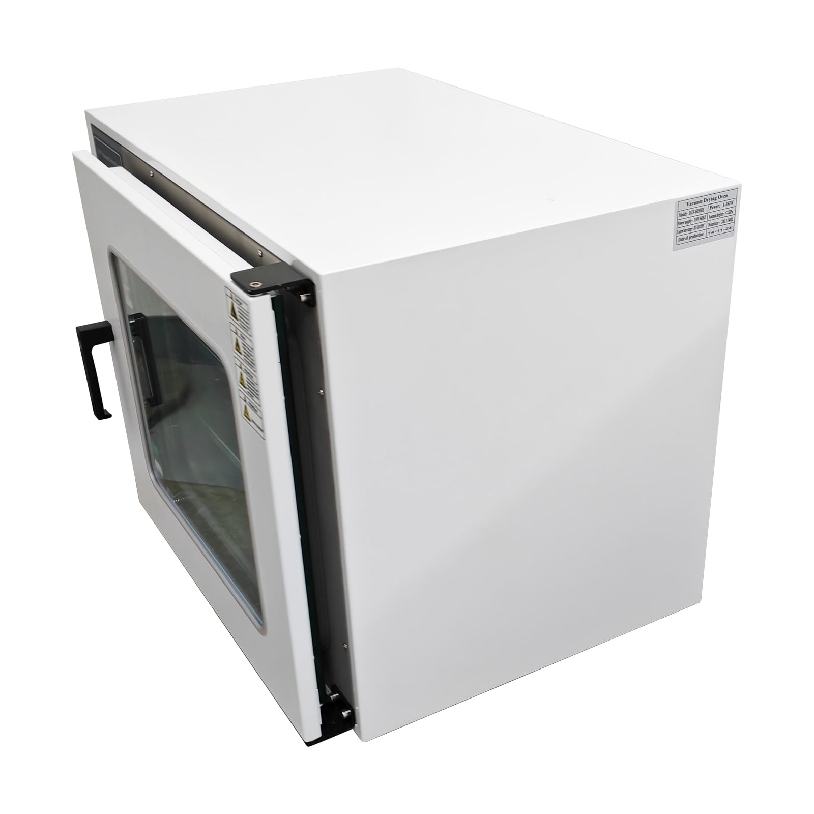 0.9 Cu Ft Digital Vacuum Drying Oven 2 Layers Shelf Drying Oven with Install Nitrogen Inlet