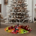 thumbnail image 5 of Salouo Colorful Tie Dye Stained Glass 1 Christmas Tree Skirt 36" Farmhouse Christmas Decorations Snowman Xmas Tree Skirt Tree Mat for Holiday Party Decor, 5 of 8