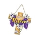 thumbnail image 4 of de bienvenida de Pascua señal de puerta de madera colgante colgante decoración decorativa de decoración decorativa para al aire libre, 4 of 9