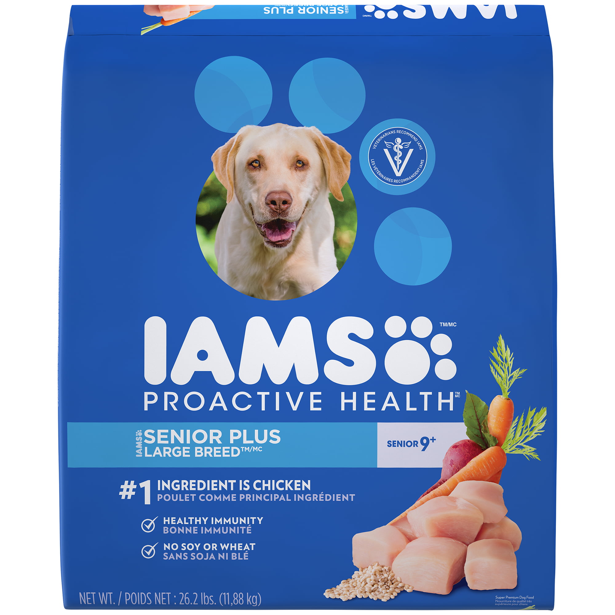 iams dog food for senior dogs