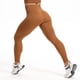 thumbnail image 5 of Leggings de entrenamiento para mujer: color liso, cintura elástica, poliéster, corte ajustado, pantalones deportivos informales de verano para correr/yoga, tallas S-M-L, 5 of 6