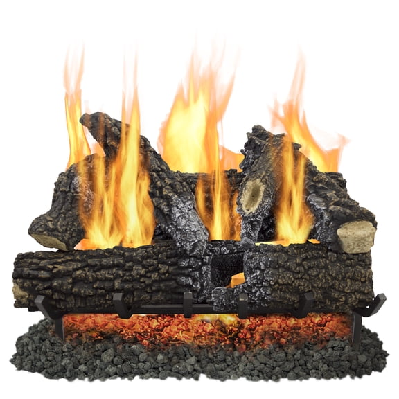 Pleasant Hearth Arlington Ash 30" Vented Gas Log Set 65,000 BTU