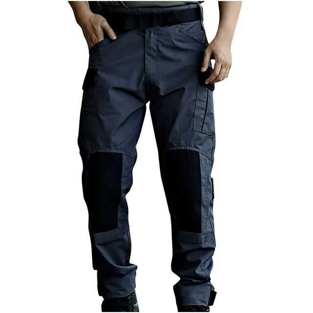 Pantalons de Randonnée pour Hommes, Pantalons Cargo pour Hommes avec Poches, Pantalons Légers de Pêche Militaire, Pantalons Légers pour Hommes, Pantalons 3/4 pour Hommes