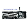 thumbnail image 3 of English US EXTRA Large letters white background keyboard stickers x 3 sets, 3 of 3