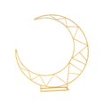 thumbnail image 1 of veasfak Wedding Backdrop Stand Stable Flower Arch Frame for Ceremony Birthday Events Gold, 1 of 9
