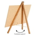 thumbnail image 3 of M&T Displays Desktop Mini Easel with Chalkboard, Ad Frame for Restaurant, Store, Office, Wedding, Party, Event, Home (Dark Wood, 8.5x11, A4), 3 of 6