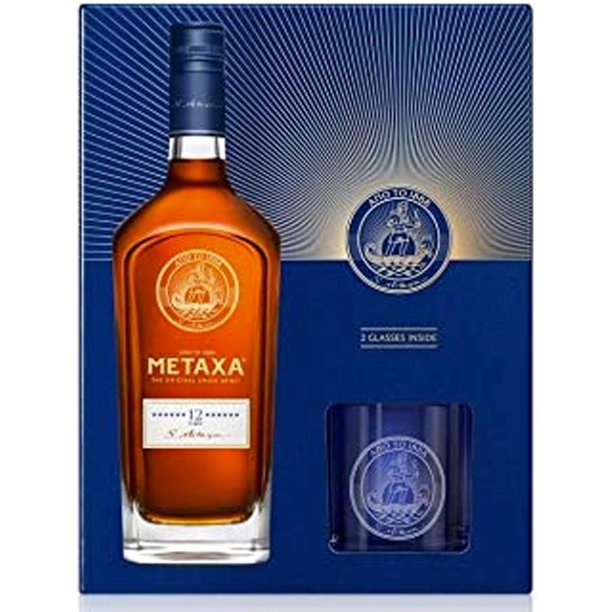 Licor St Remy Metaxa 12 Stars Gift Box 700 ml St Remy Metaxa 12 Stars ...