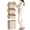 Beige, variant on 4 Section Laundry Hamper Sorter, Stackable Laundry Basket Organizer with Removable Basket, 125L 4-Tier Vertical Laundry Sorter for Small Space, Laundry Room, Dorm, Bathroom, Wardrobe Beige