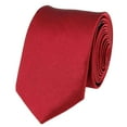 thumbnail image 1 of Multi Colors Male Soft Polyester Silk Necktie silk pre necktie Comfortable Men Business Wedding Ties Solid Pattern Neck Ties, 1 of 3
