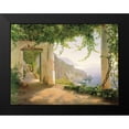 thumbnail image 2 of Aagaard, Carl Frederic 14x12 Black Modern Framed Museum Art Print Titled - View to the Amalfi Coast, 2 of 5