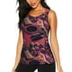 thumbnail image 1 of Fotbe Romantic Heart Guitar Blusas Sin Mangas para Mujer – Estilo Casual, Corte Suelto, Slim-Fit, Cuello Redondo Deportivo, Tops de Verano para Gimnasio y Yoga-Large, 1 of 7